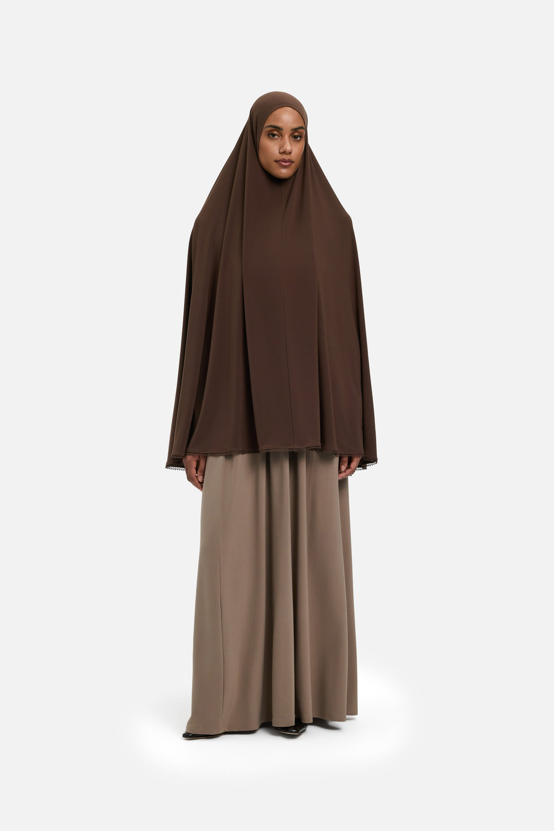 De Picot Rand Khimar | Burnt Mokka