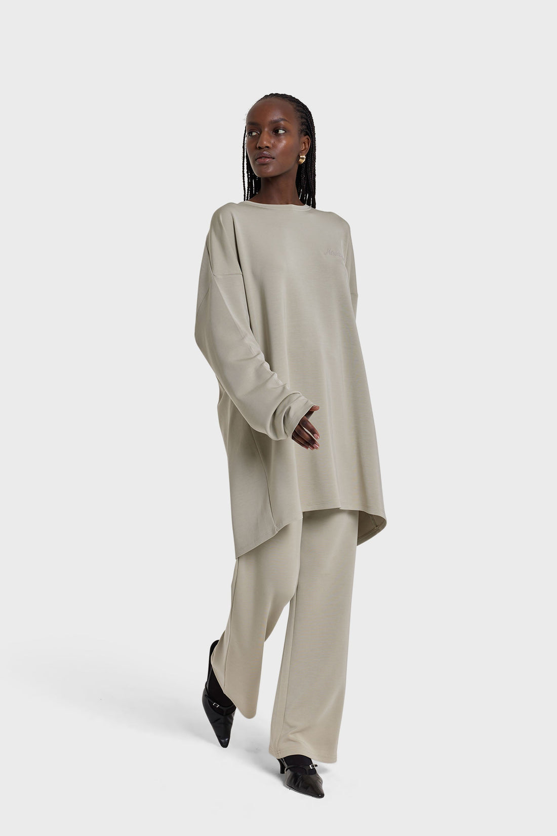 Jersey Modal Pantalon | Sage