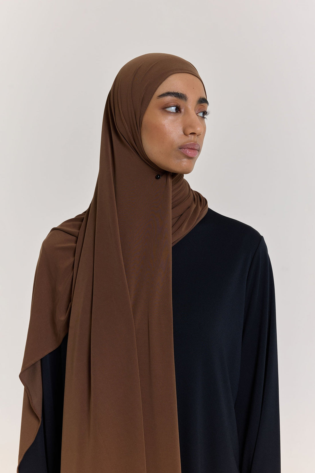 Respirant Jersey Écharpe | Deep Brown