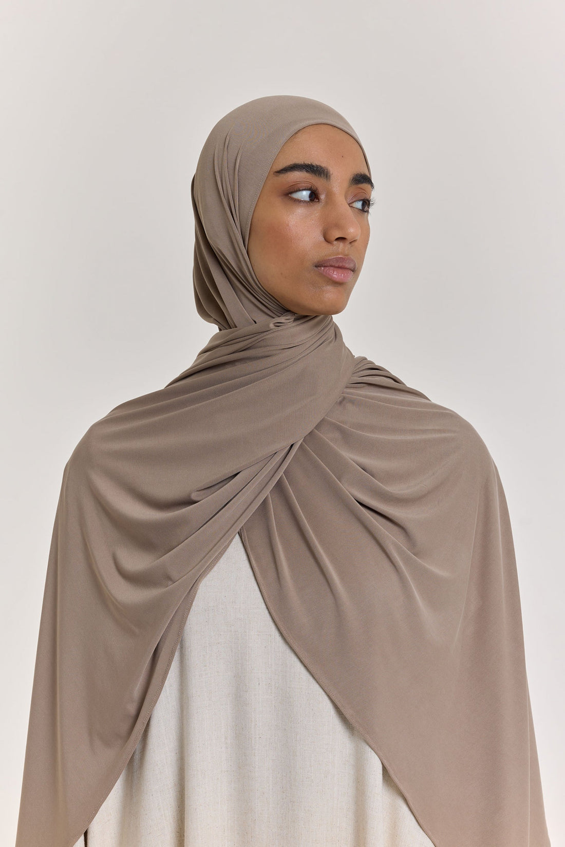 Respirant Jersey Écharpe | Light Khaki