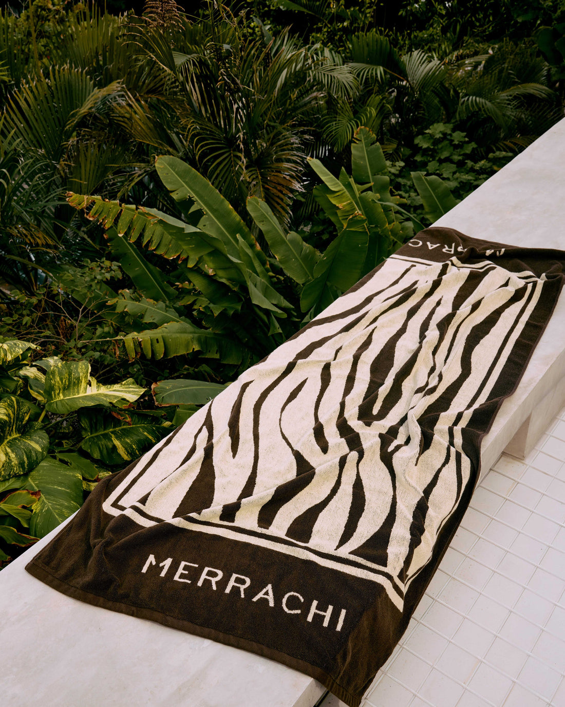 Zebrahanddoek | Bruine Zebra