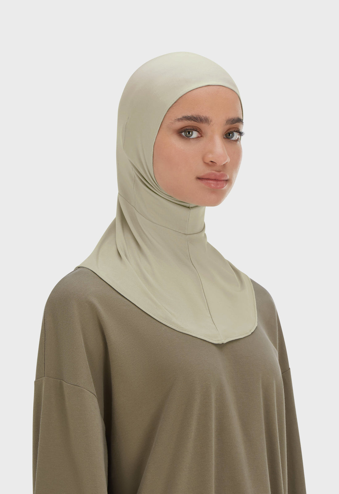 Bamboe Volledige Bedekking Onderhoofddoek | Mosgrijs