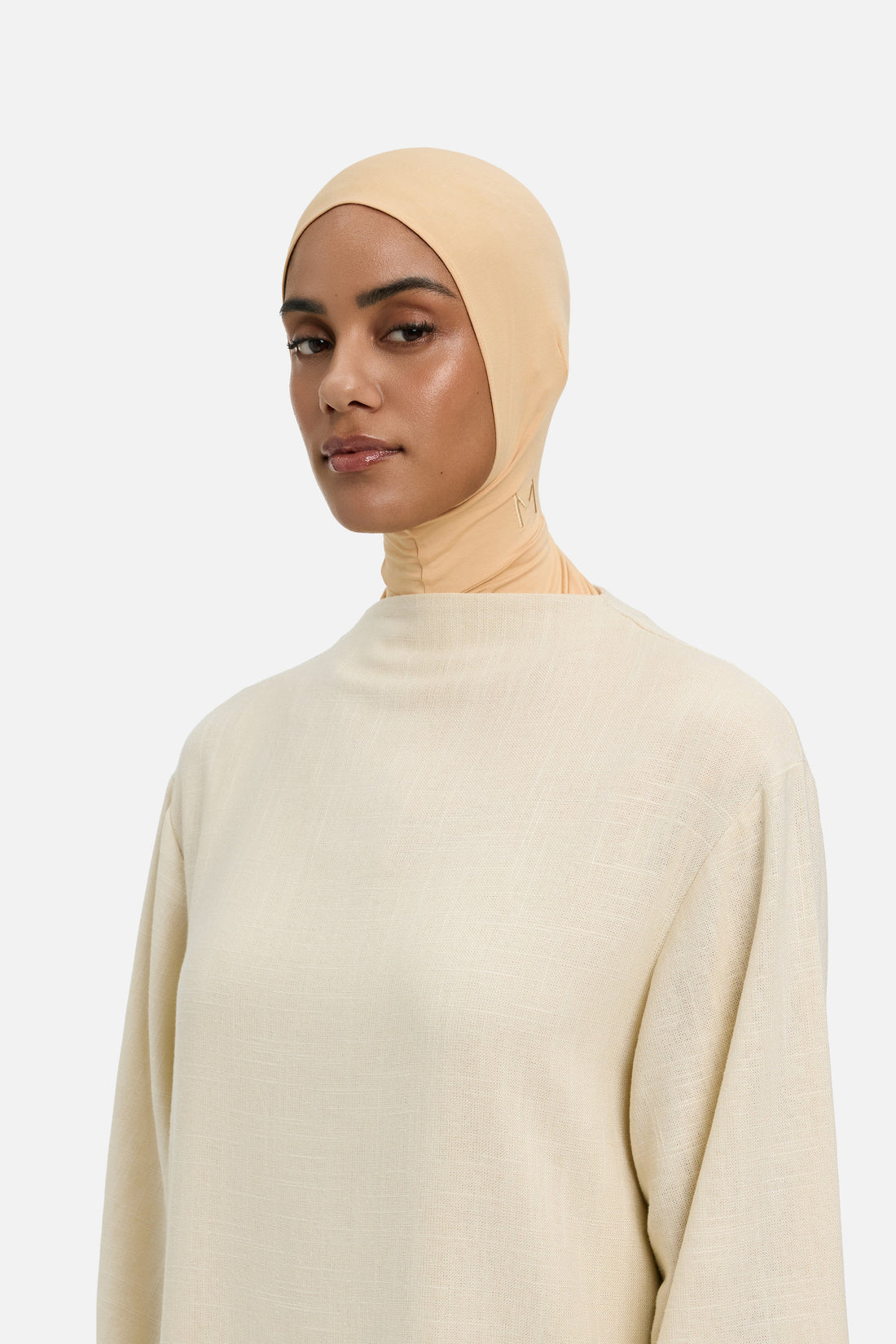 Bamboe hoofddoek | Beige Roze