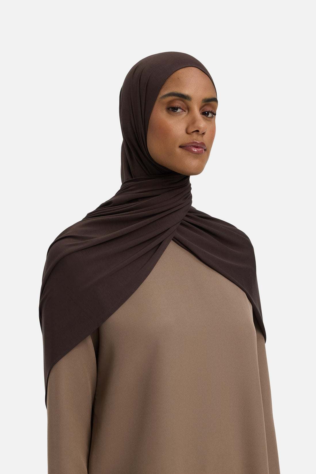 Bamboe Jersey Sjaal | Donkerbruin