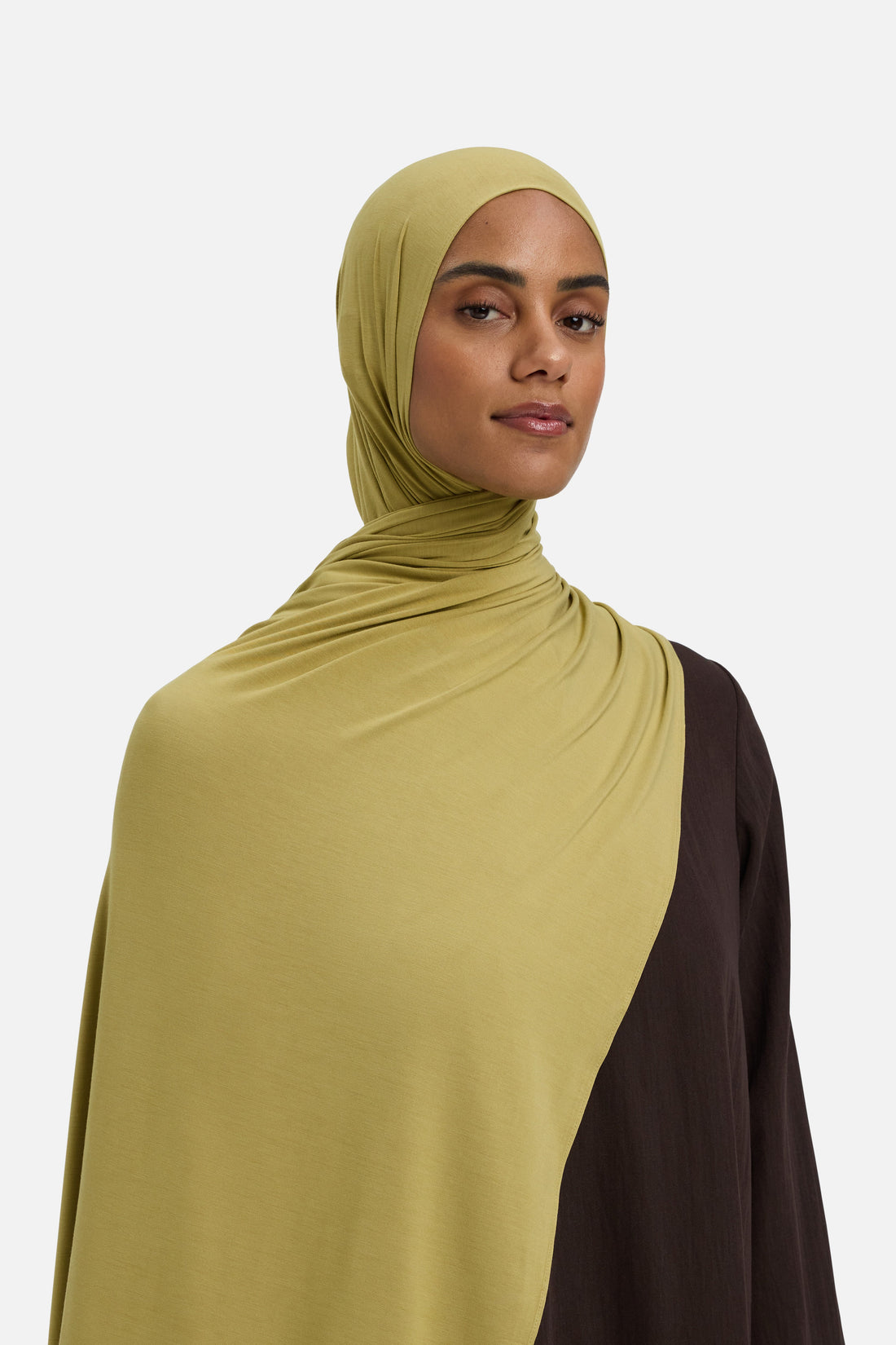 Bamboe Jersey Sjaal | Dark Pistachio
