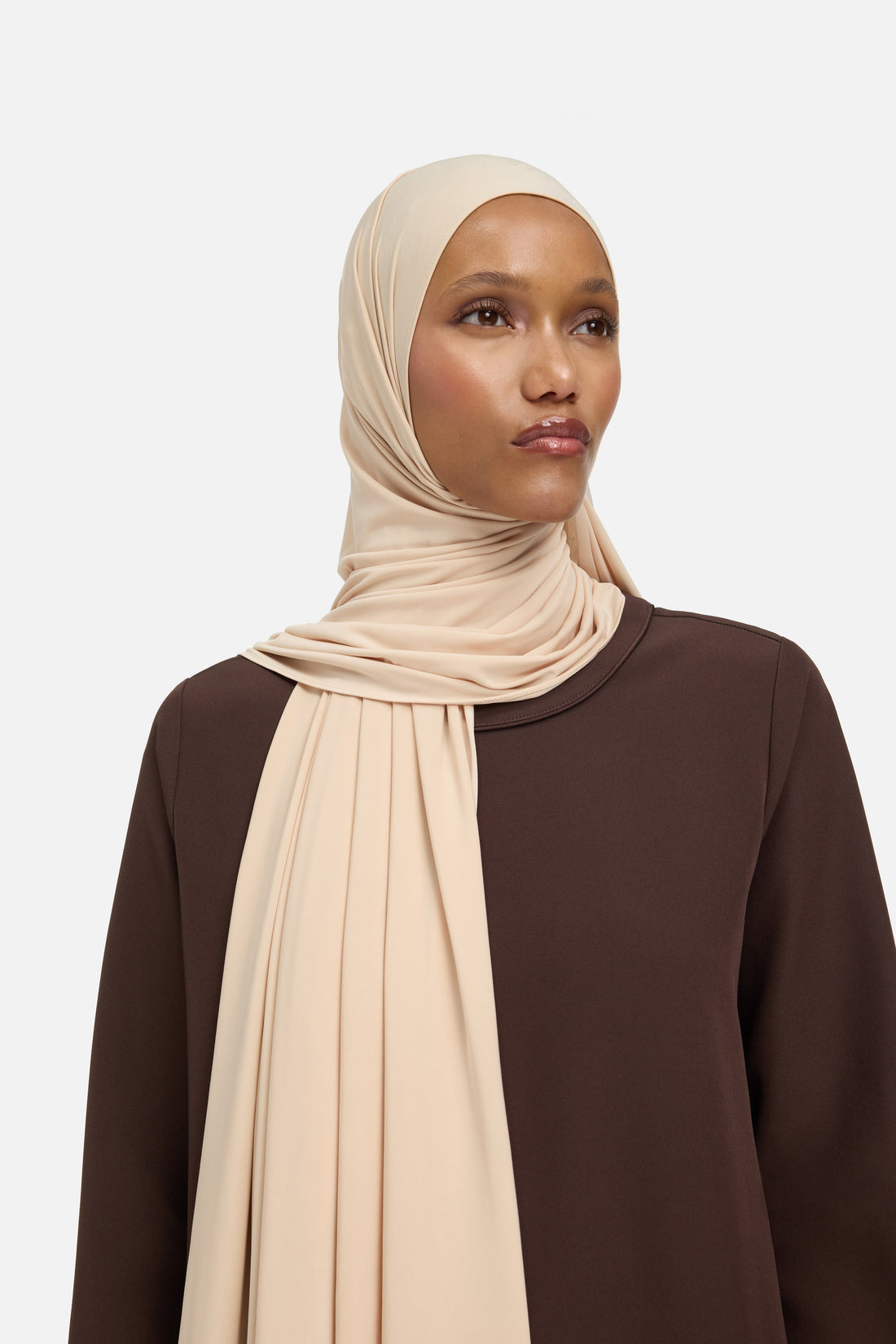 Bamboe Jersey Sjaal | Latte