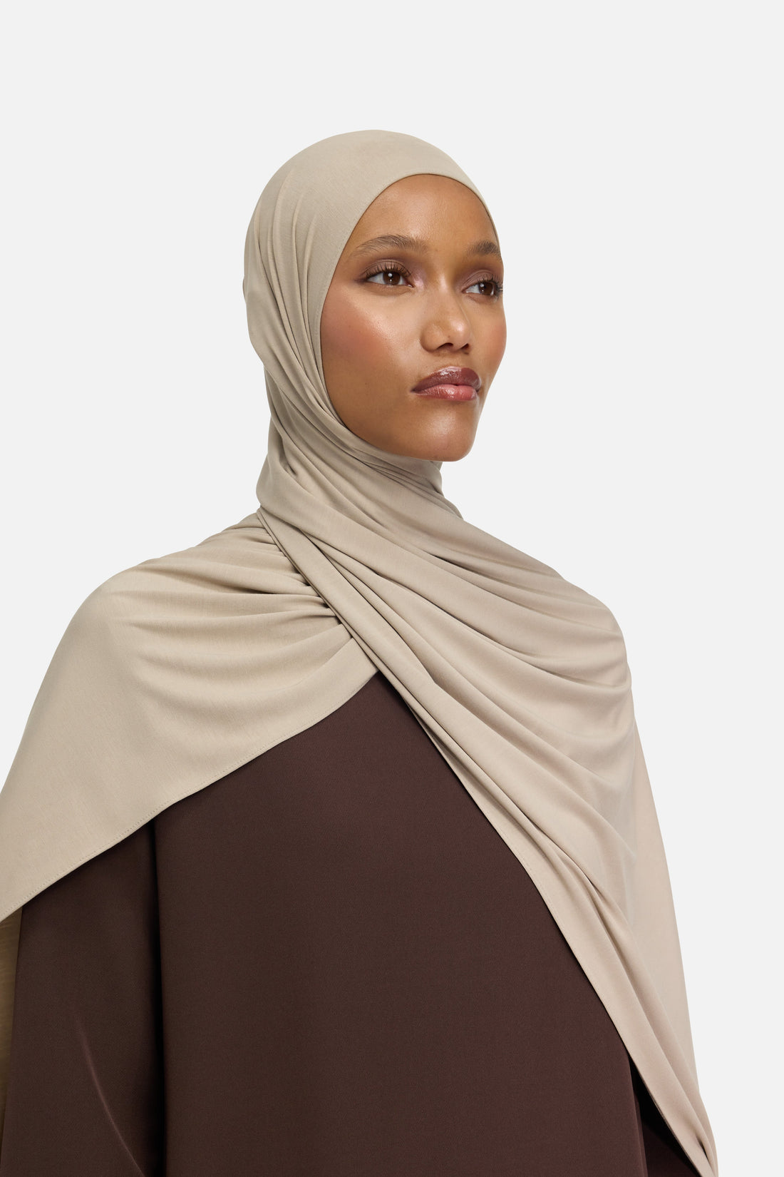 Bamboe Jersey Sjaal | Mink