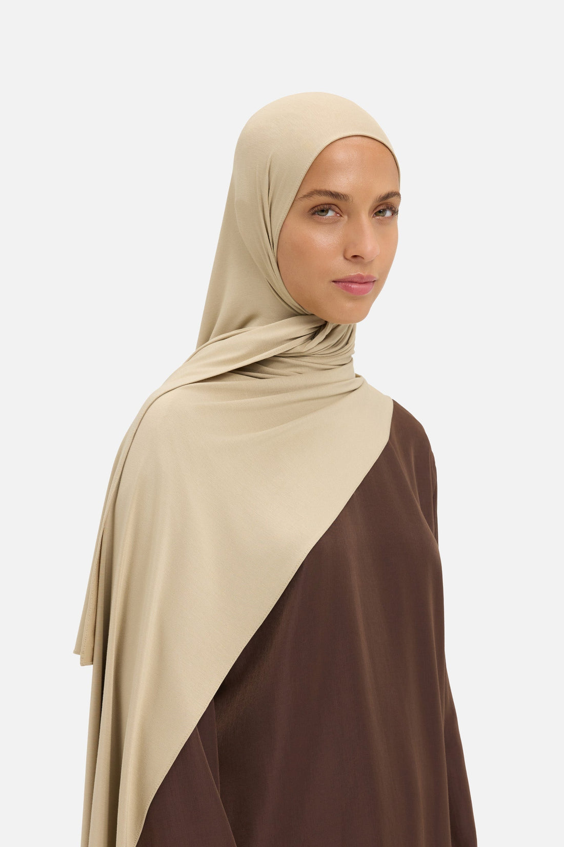 Bamboe Jersey Sjaal | Mokka