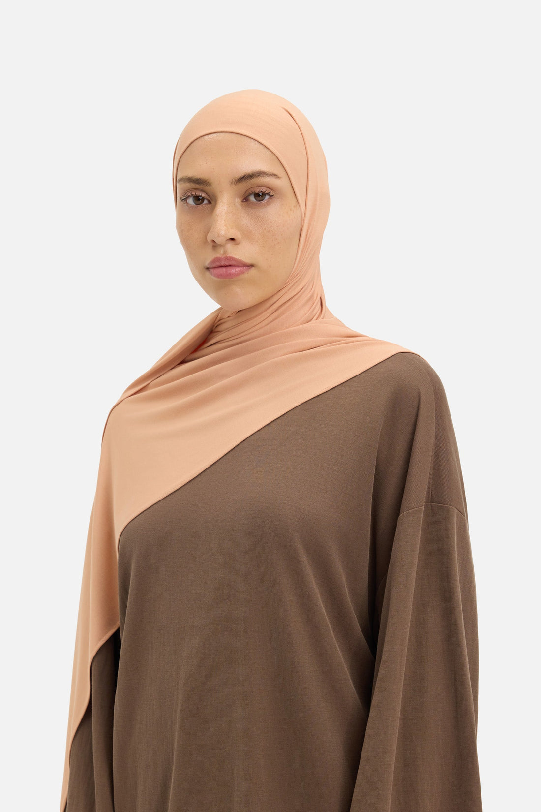 Bamboe Jersey Sjaal | Pastel Oranje
