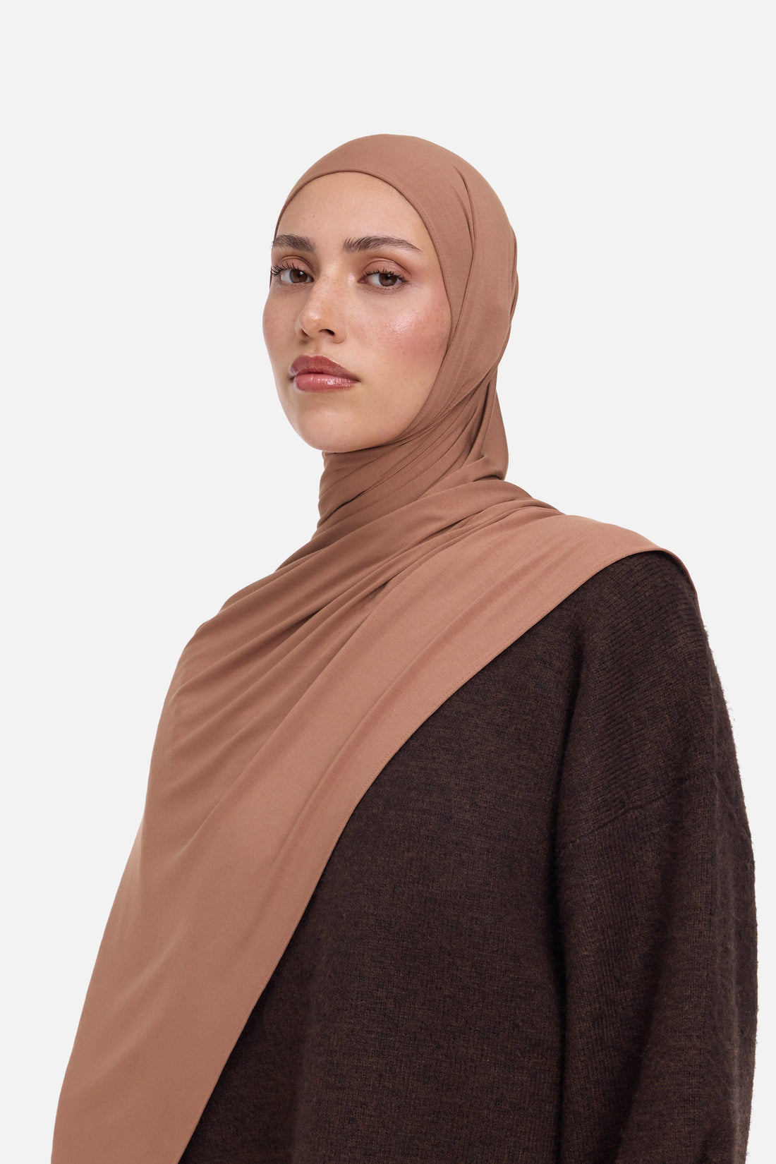 Bamboe Jersey Sjaal | Roodkoper