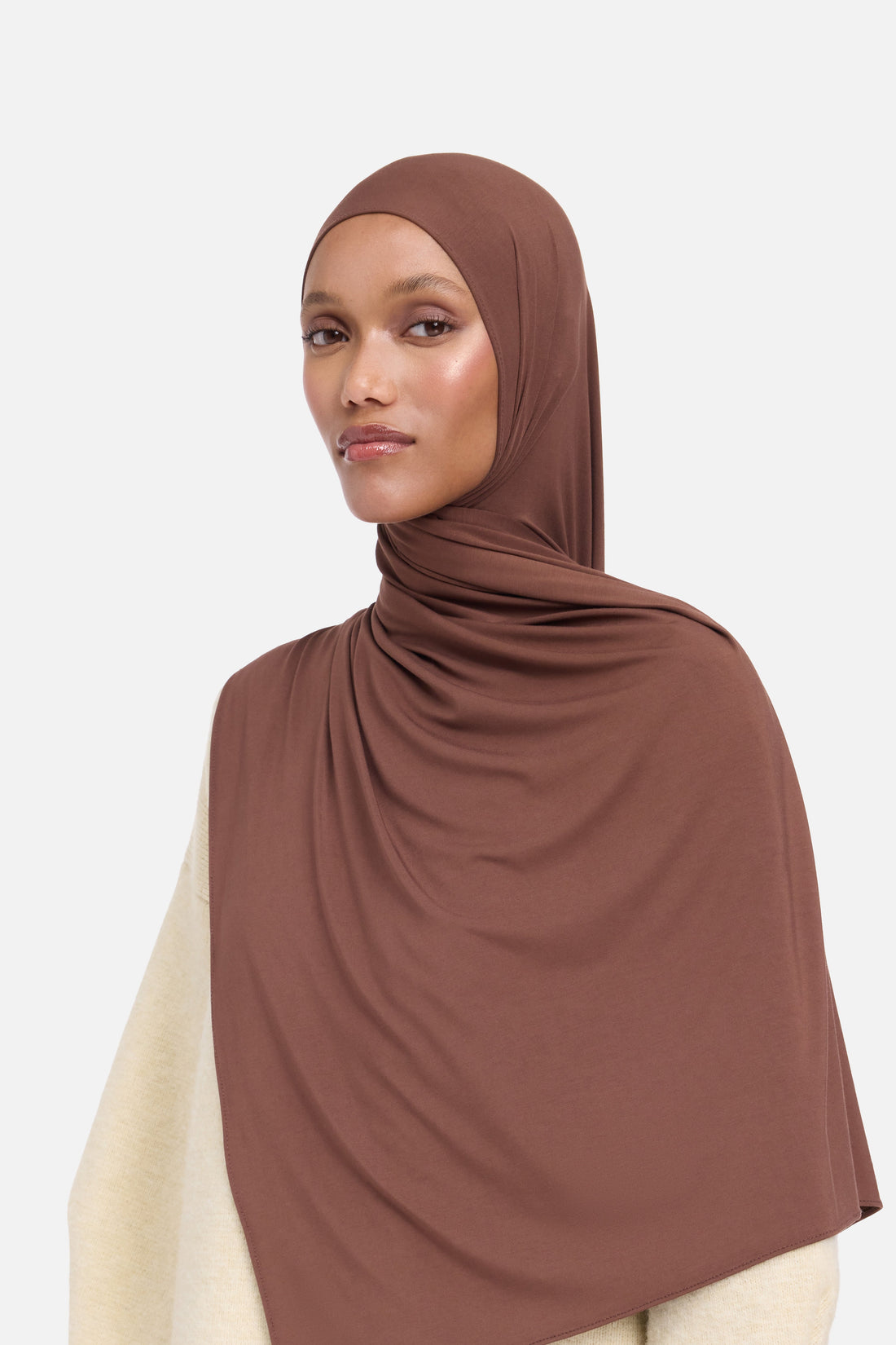Bamboe Jersey Sjaal | Redwood