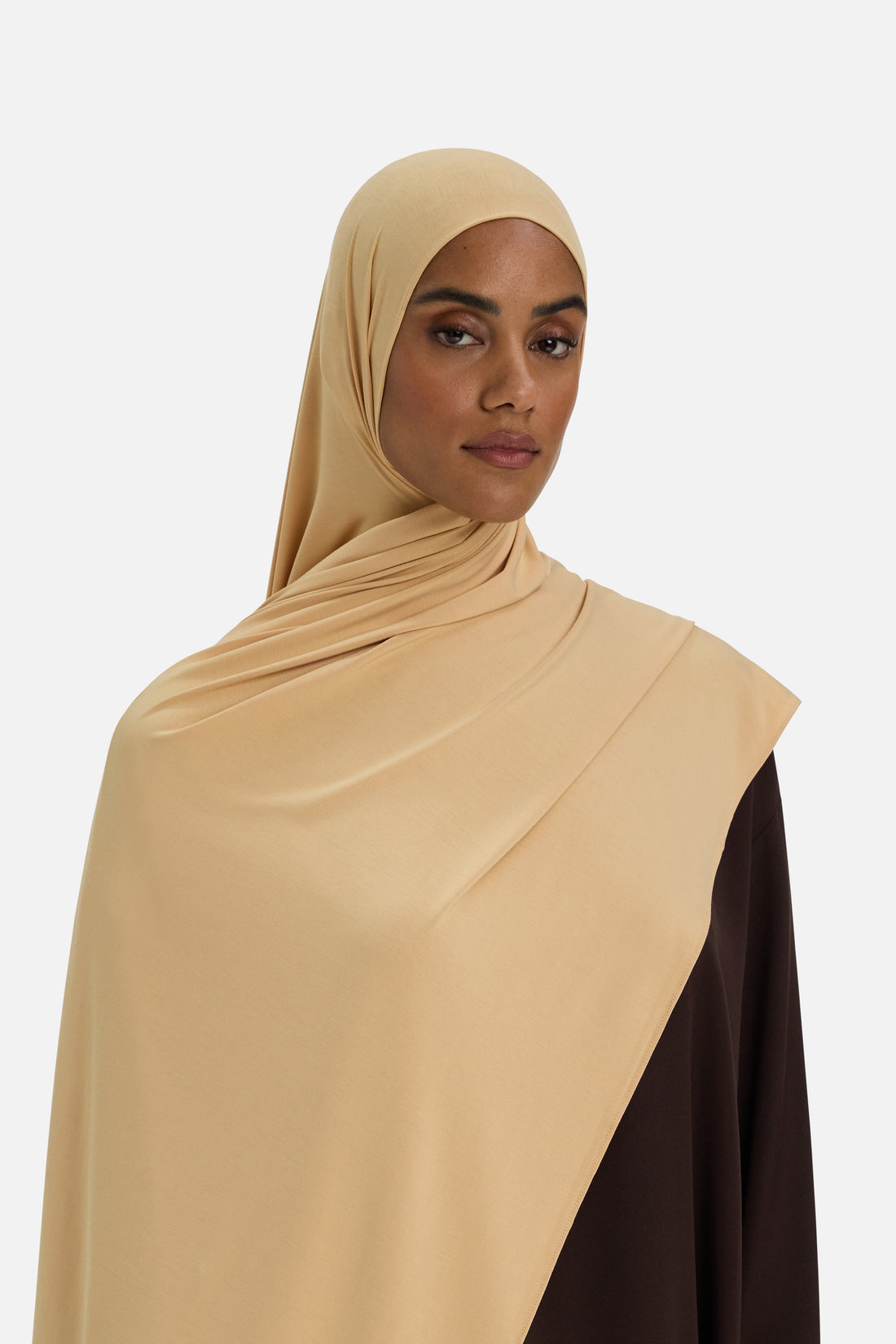 Bamboe Jersey Sjaal | Soft Biscotti