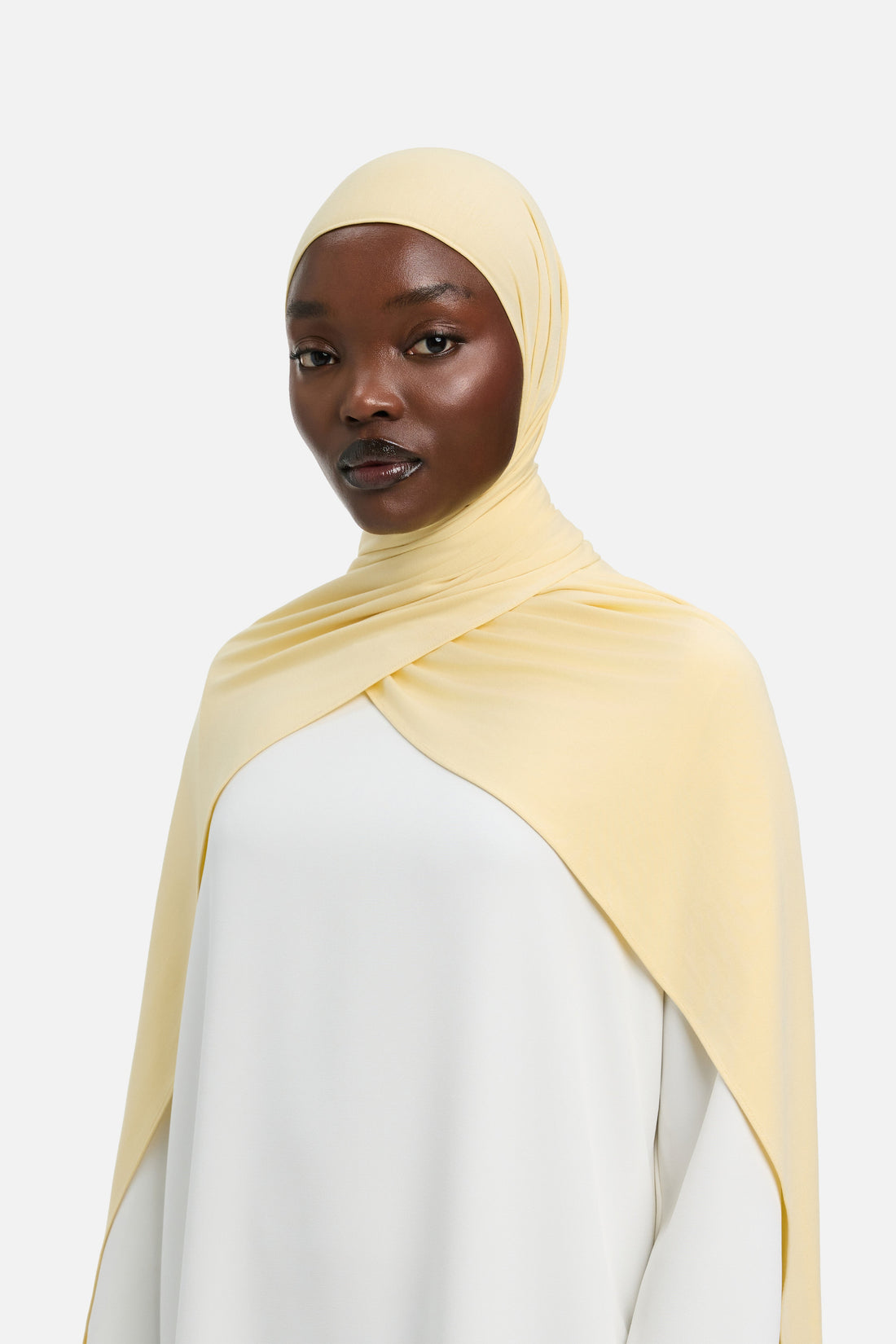 Bamboe Jersey Sjaal | White Honey