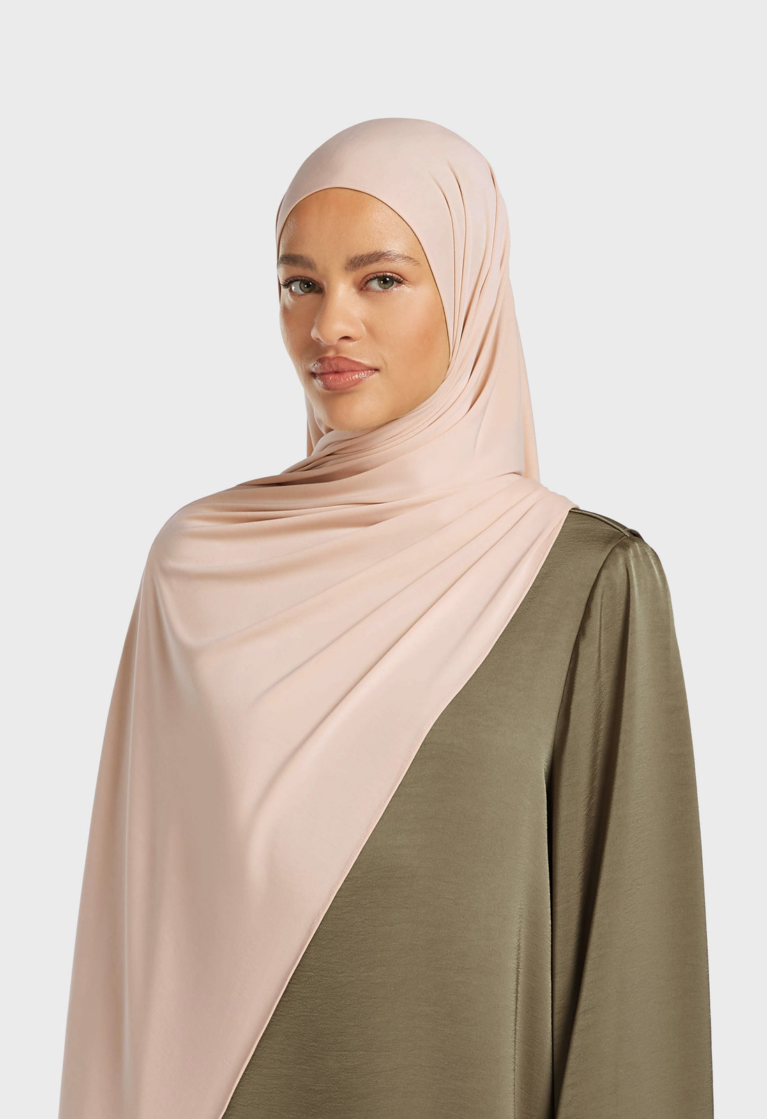 Ademende Jersey Sjaal | Cloud Rose