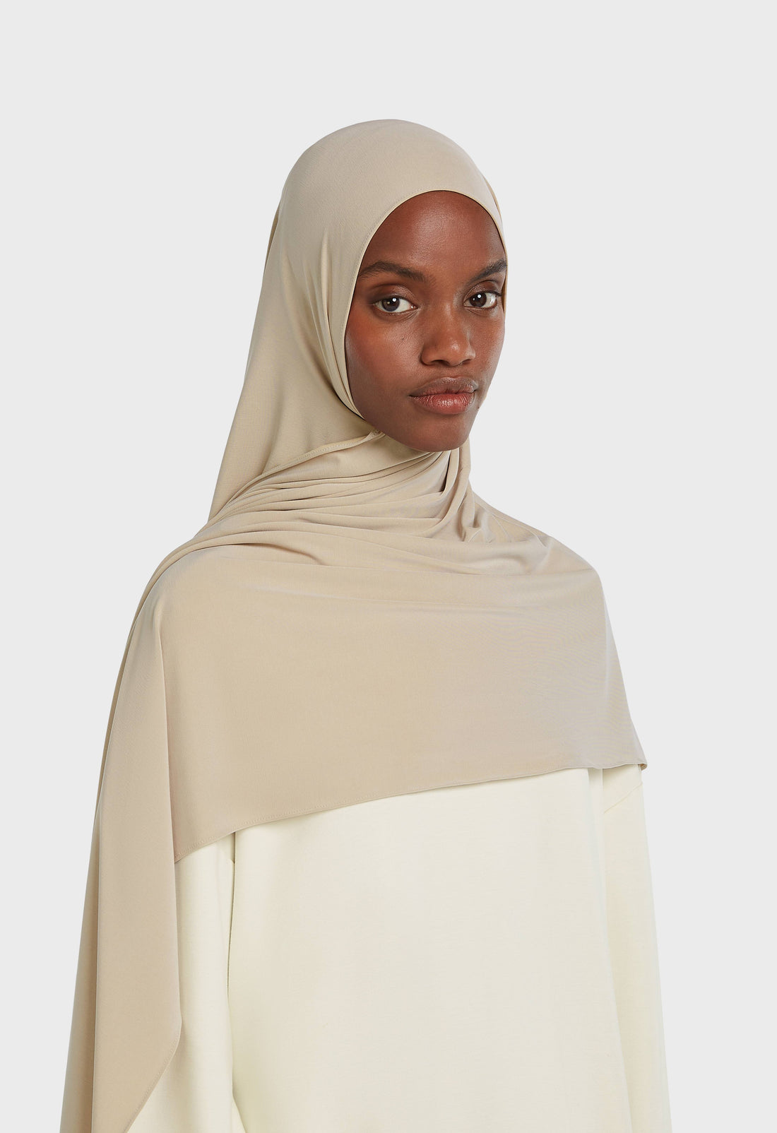 Ademende tricot sjaal | Dusty Bone