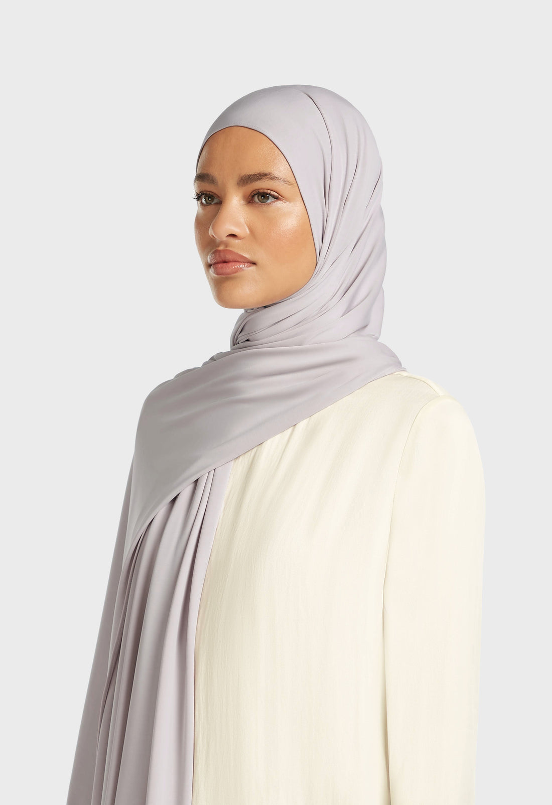 Ademende jersey sjaal | Lilac Marble