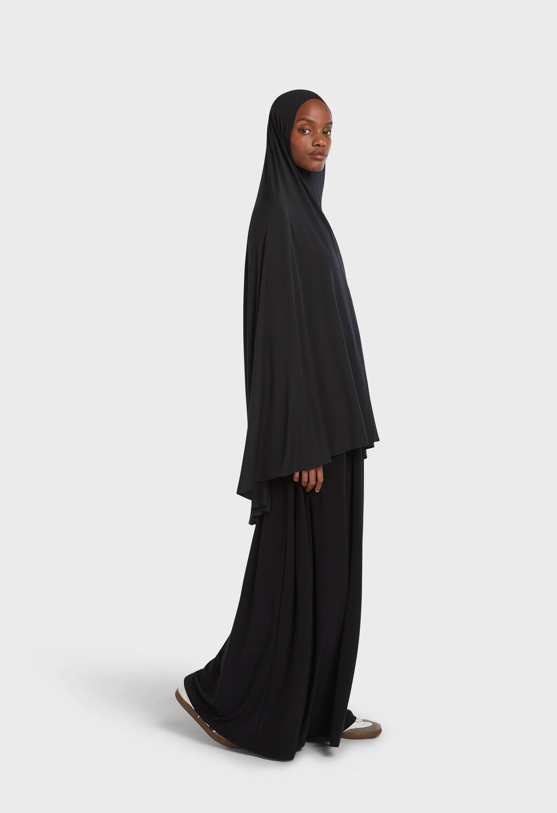 Ademende Khimar | Zwart