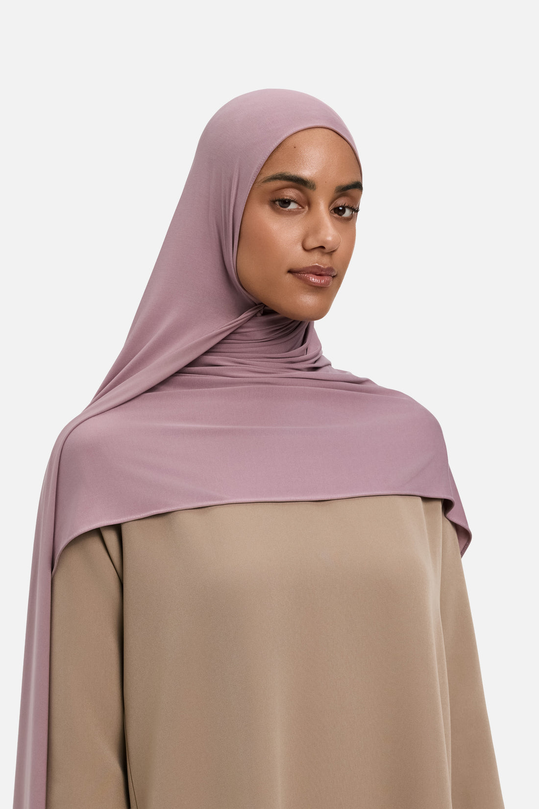 Ademende Jersey Sjaal | Donker Lavendel