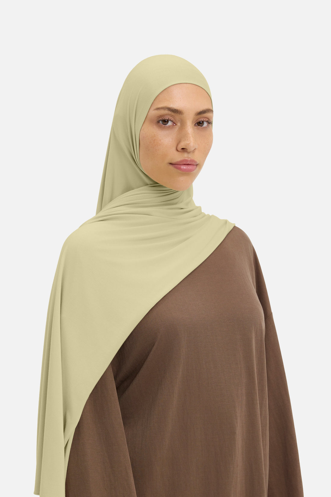 Ademende Jersey Sjaal | Honeydew
