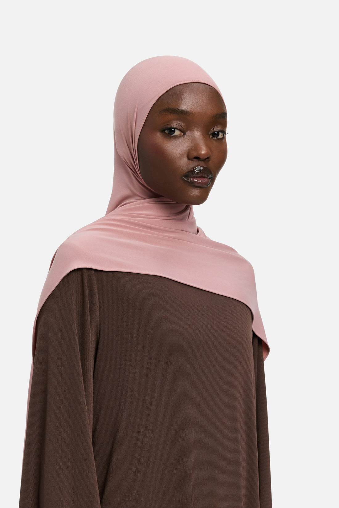 Ademende Jersey Sjaal | Light Berry
