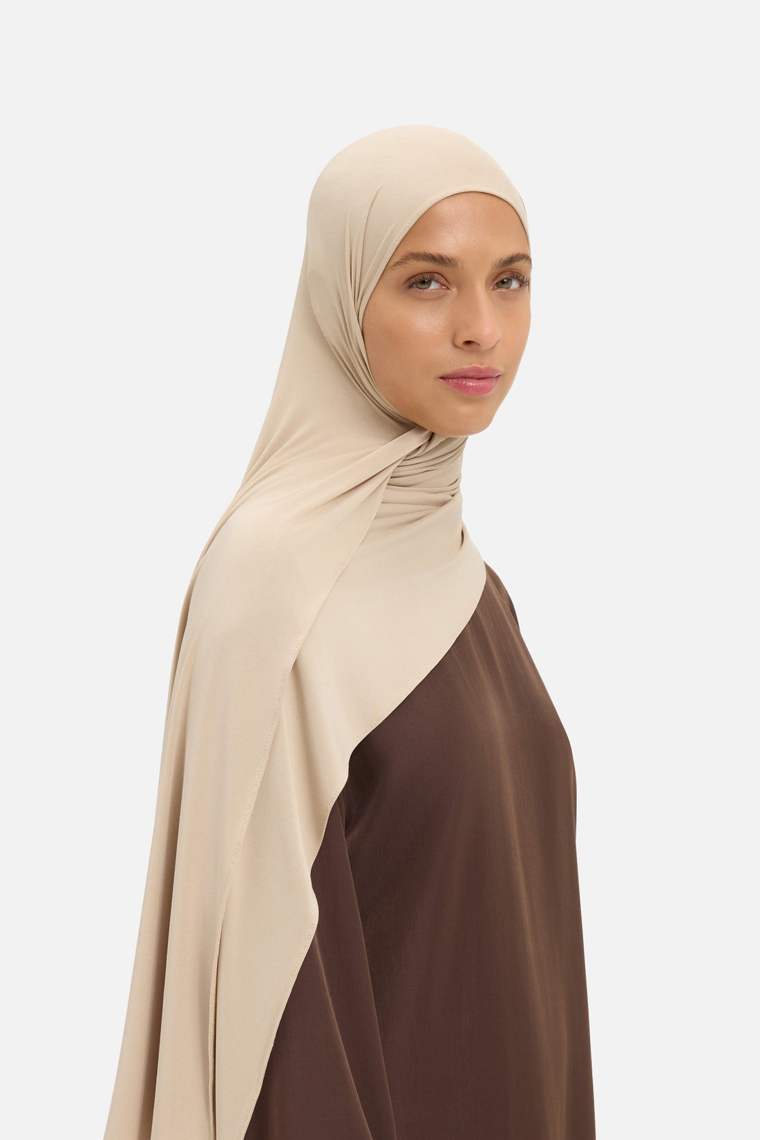 Ademende Jersey Sjaal | Havermout