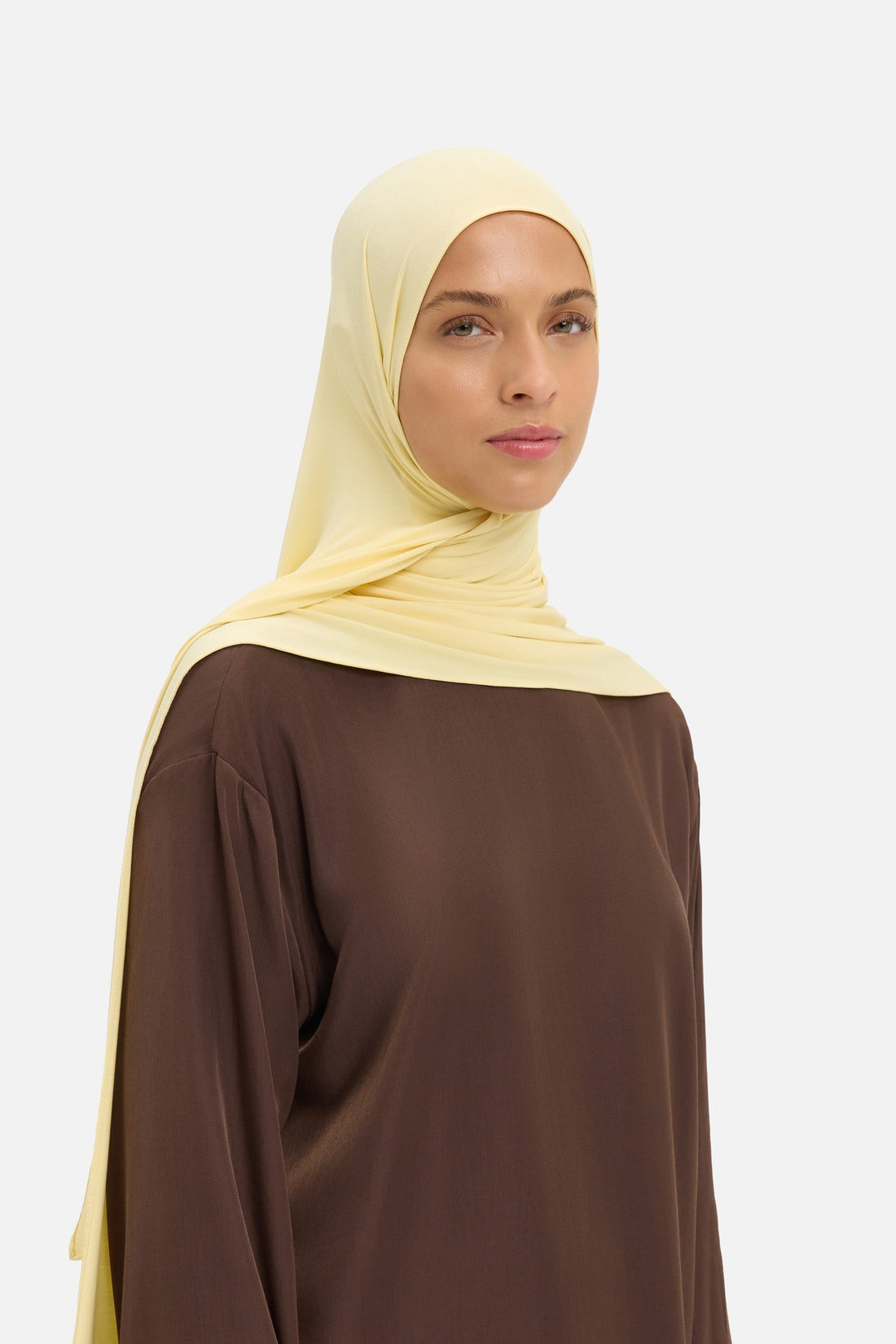 Ademende Jersey Sjaal | White Honey