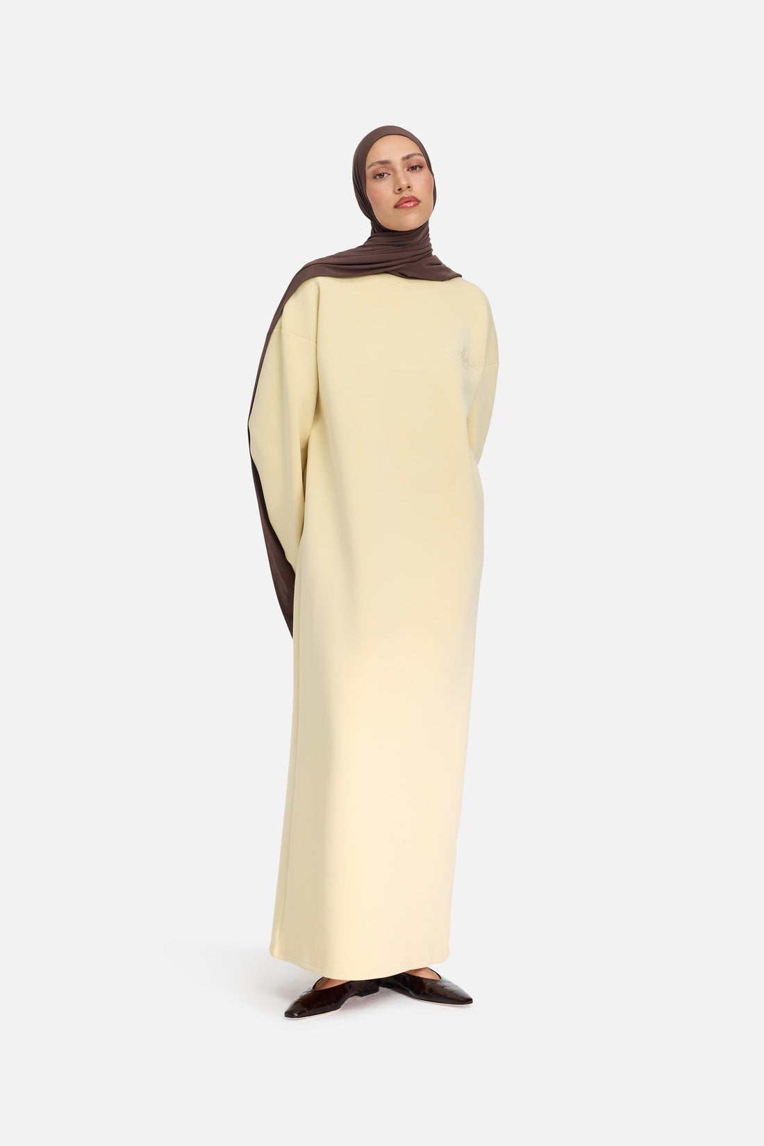 Comfortabele Jurk | Wit Honing