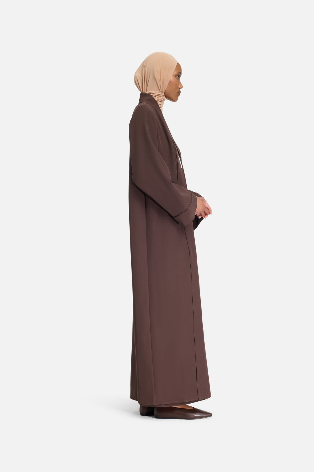 Essentiële Abaya Normaal | Donkerbruin