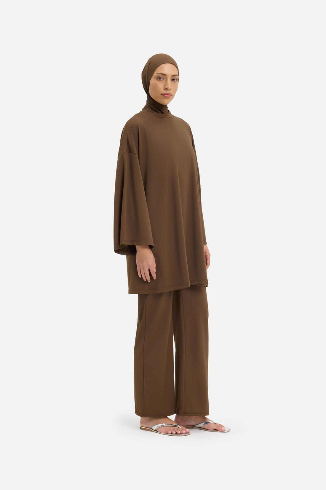Essentieel Straight Zwemlegging | Donker Terra