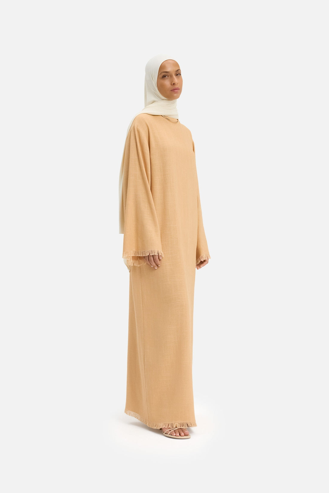 Robe met gerafelde zoom | Zachte Biscotti