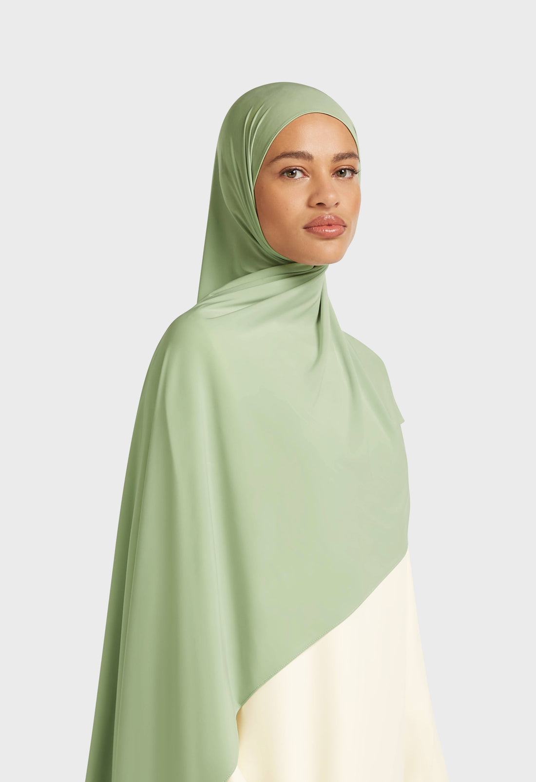 Vloeibare Jersey Sjaal | Matcha