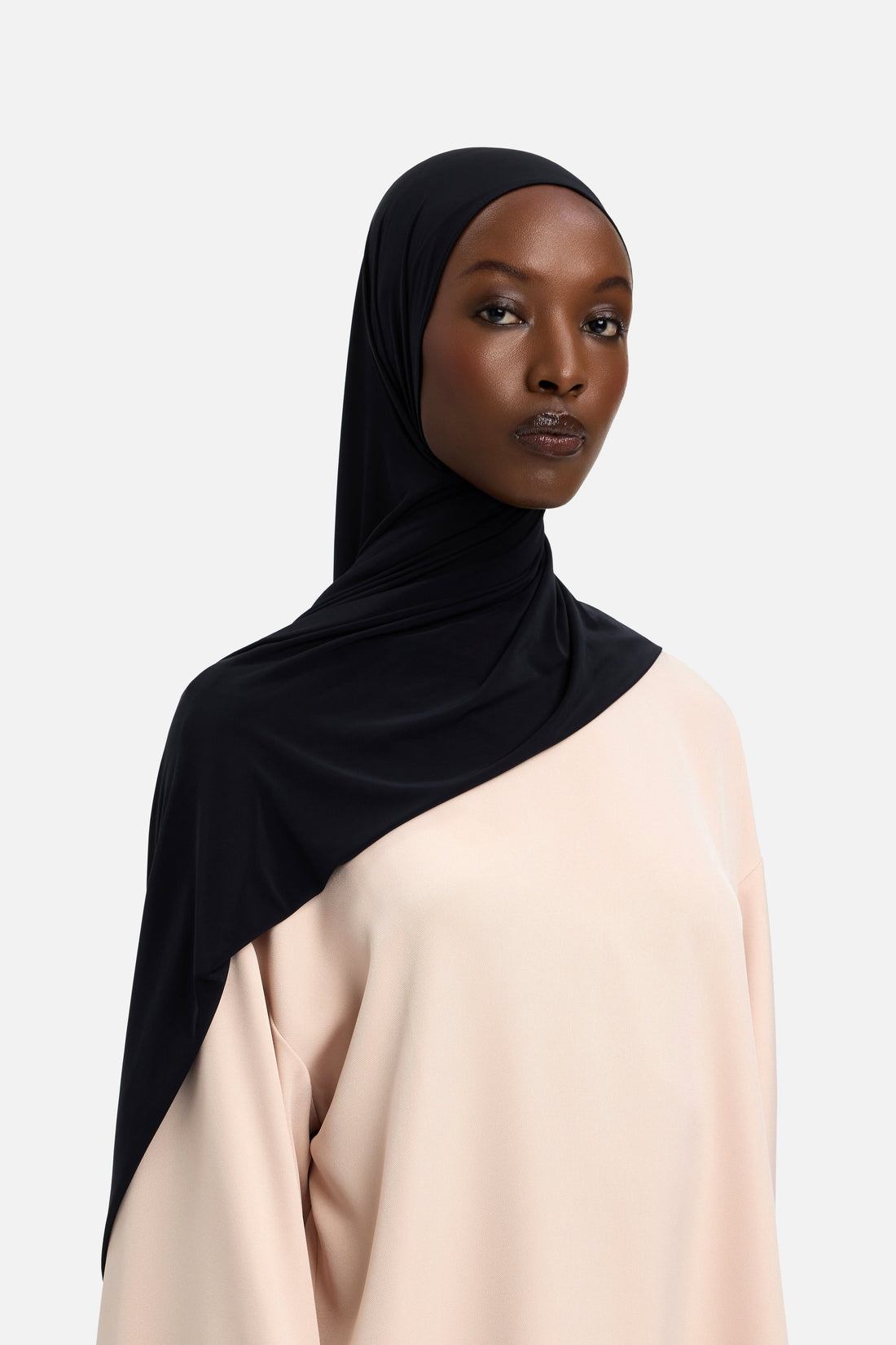 Liquid Jersey Sjaal | Zwart