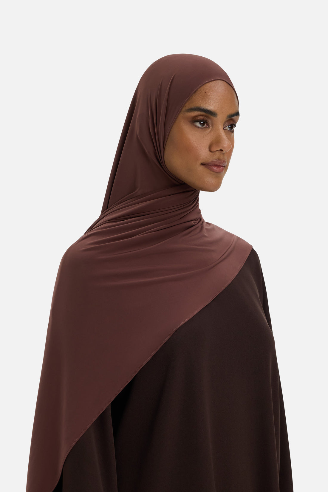 Vloeibare Jersey Sjaal | Gebrand Rood