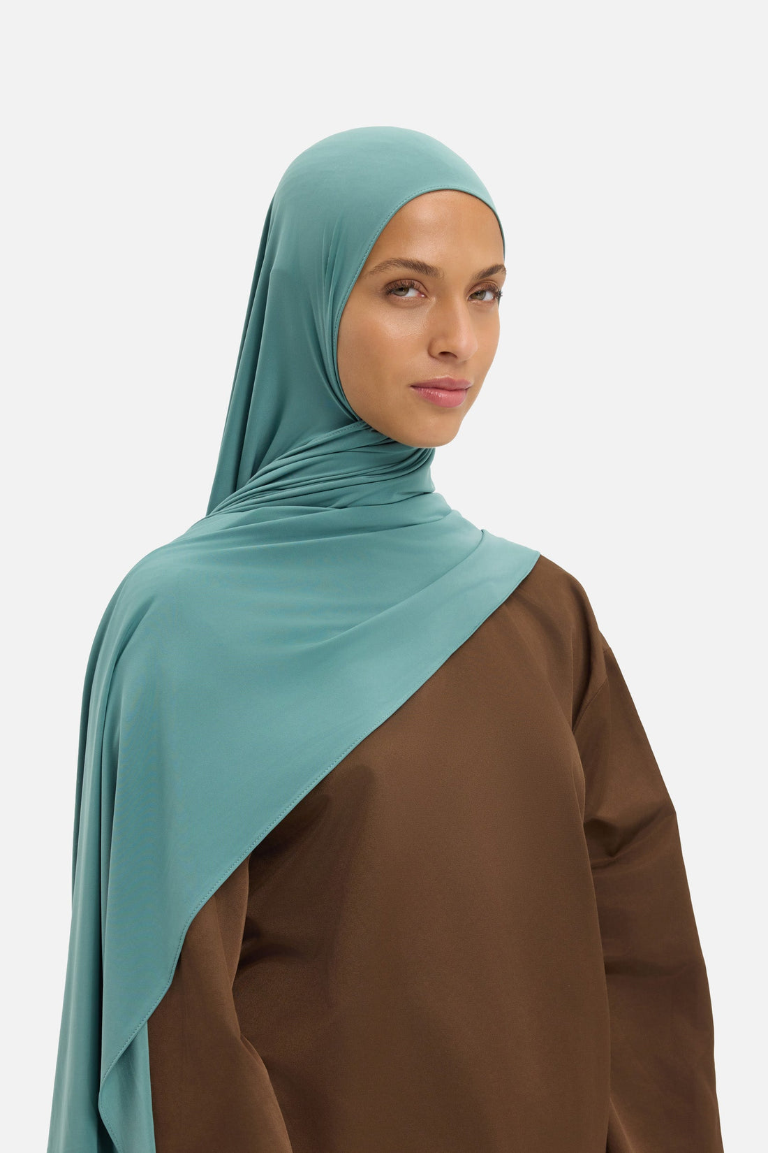 Vloeibare Jersey Sjaal | Diep Aqua