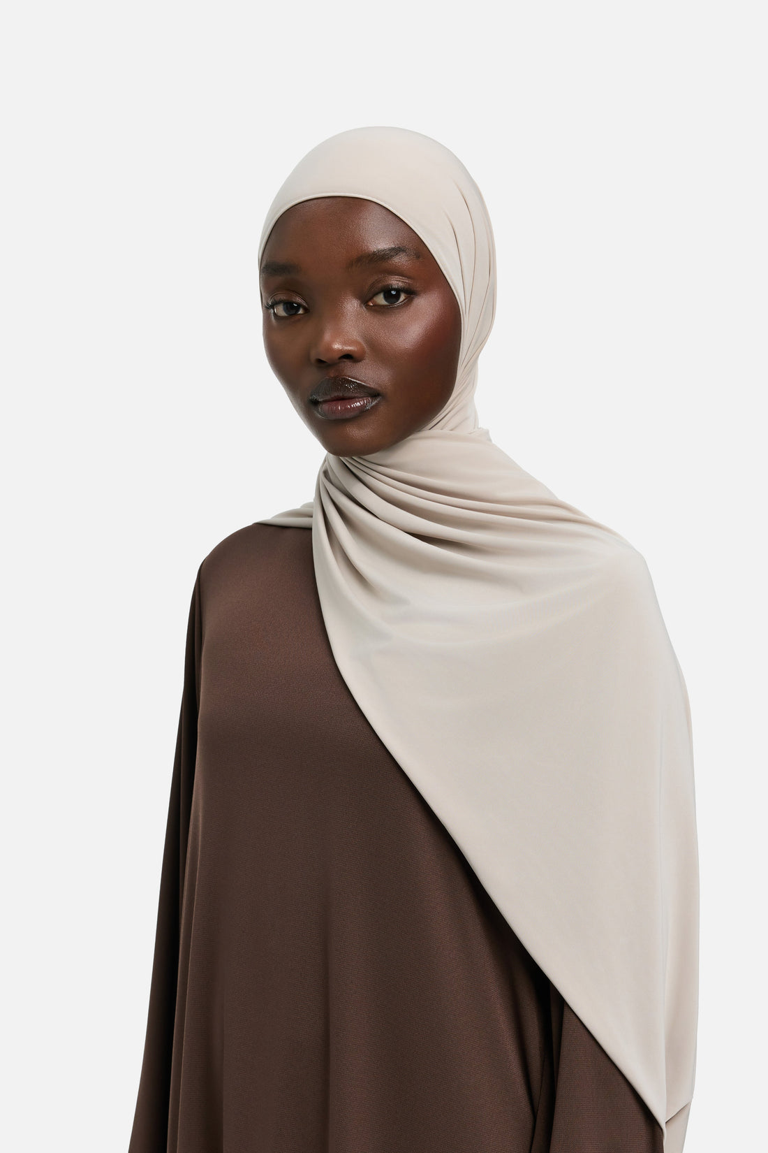 Liquid Jersey Sjaal | Dusty Bone