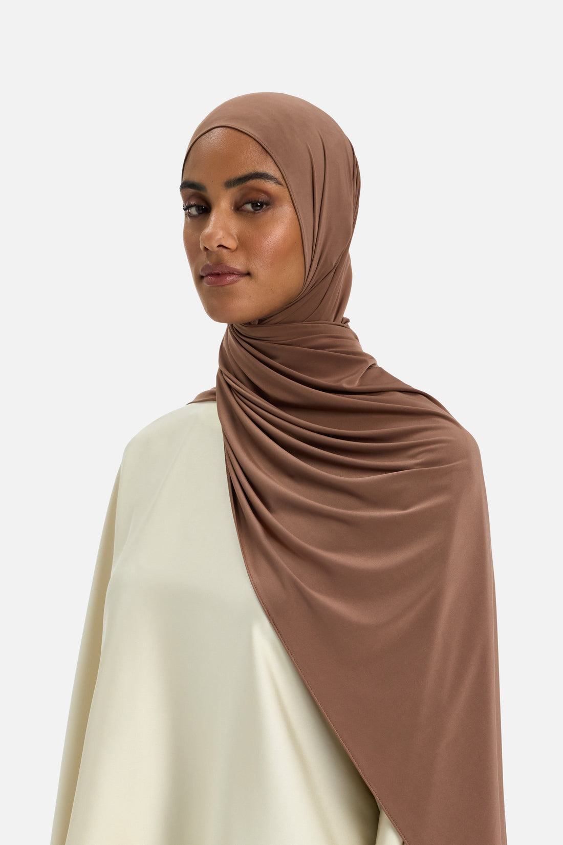 Liquid Jersey Sjaal | Espresso Earth