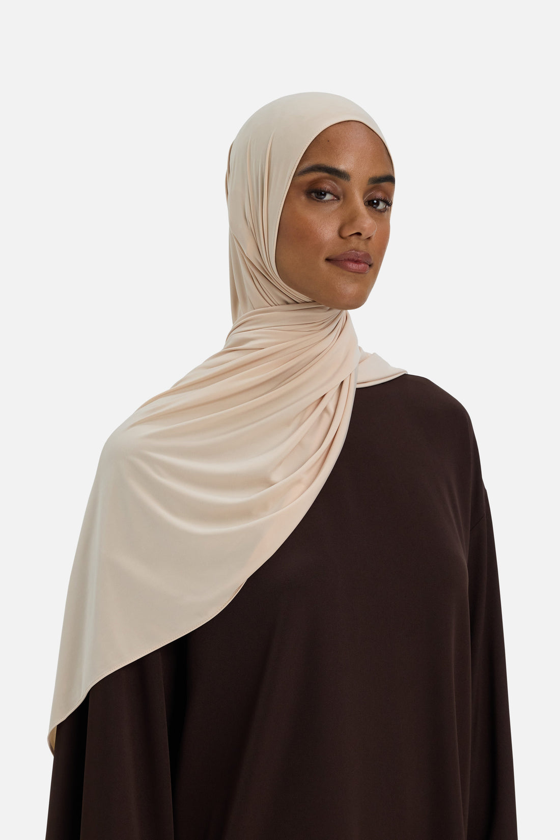 Liquid Jersey Sjaal | Latte