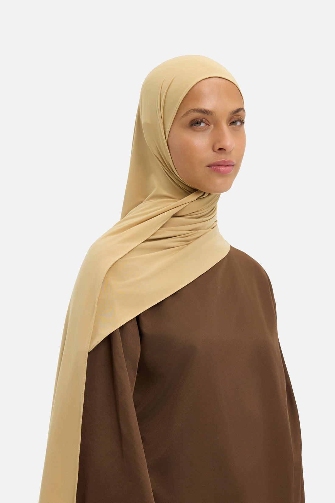 Liquid Jersey Sjaal | Light Chai