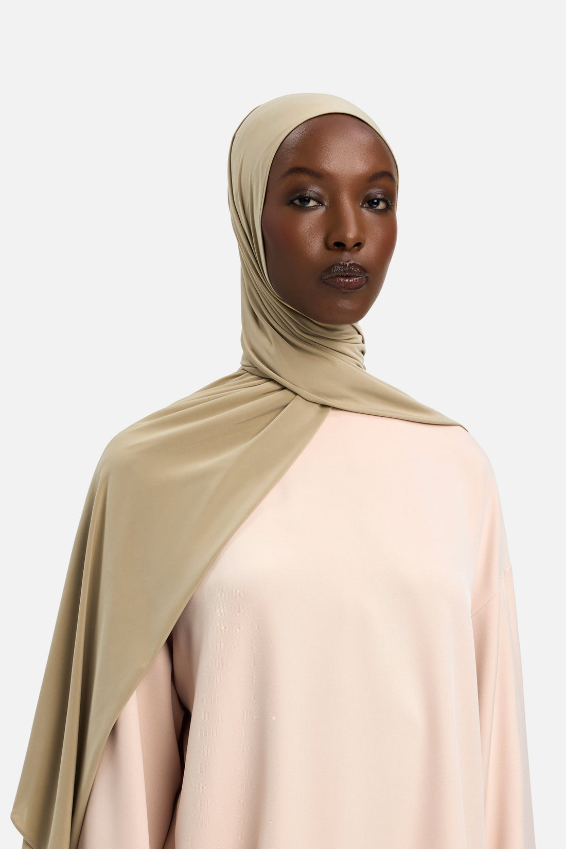 Liquid Jersey Sjaal | Light Khaki