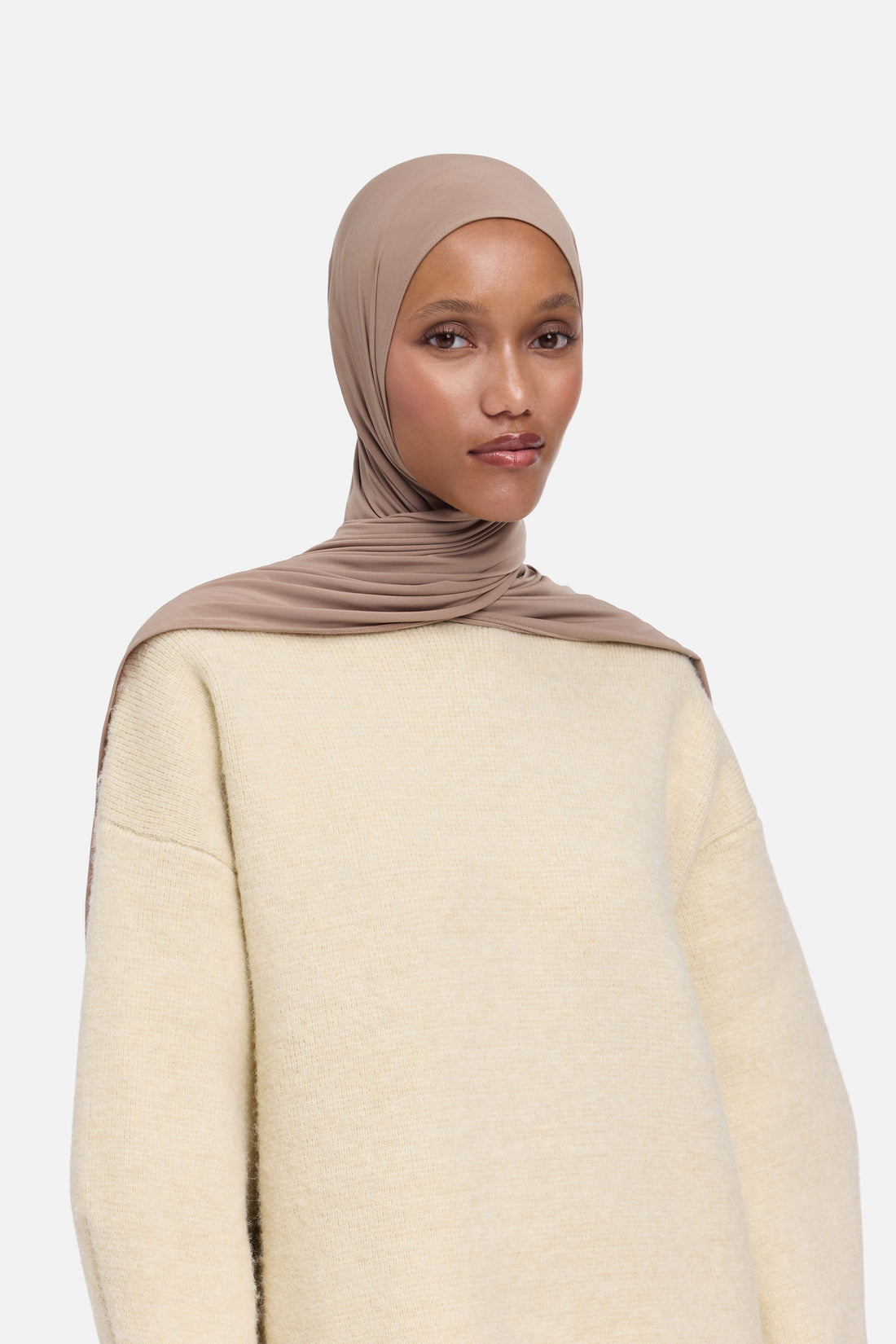 Liquid Jersey Sjaal | Light Plum