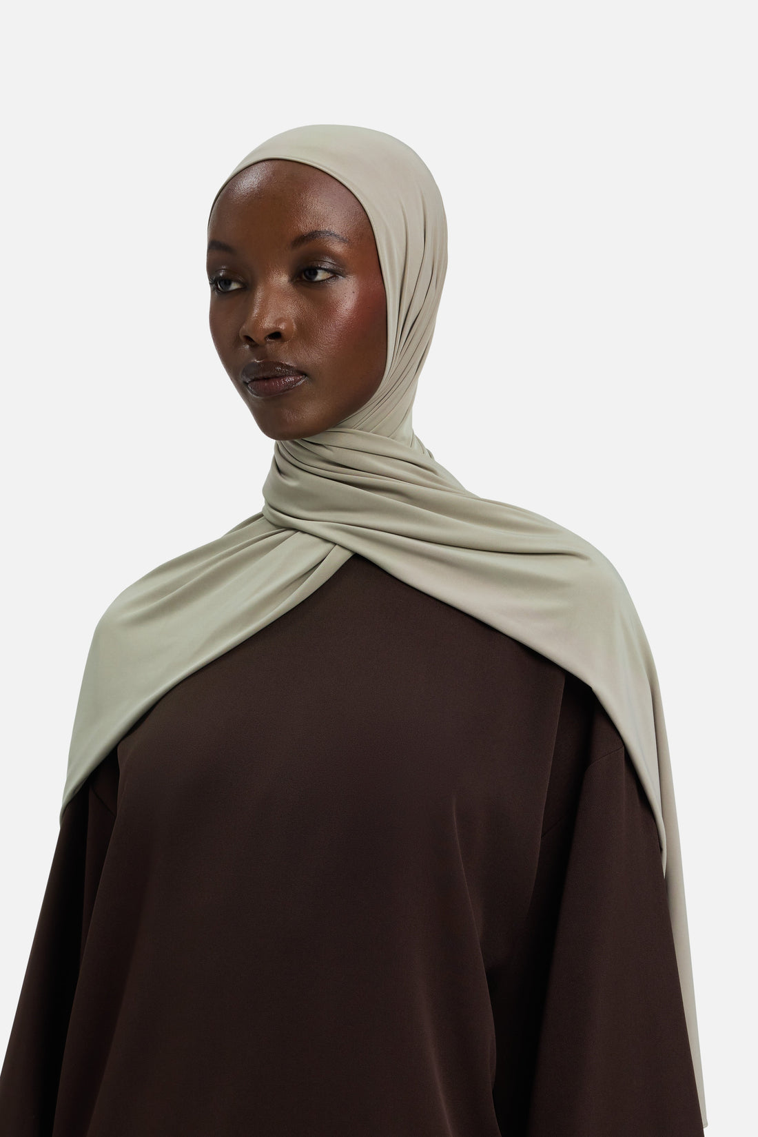 Liquid Jersey Sjaal | Mink
