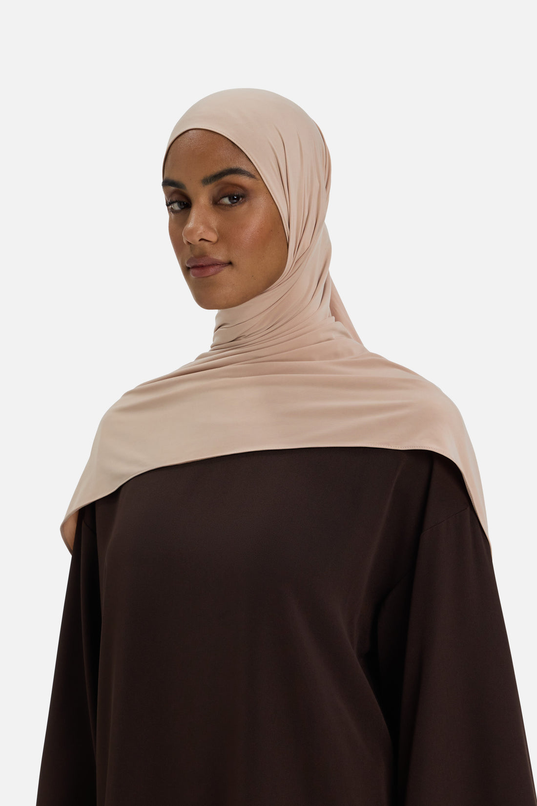 Liquid Jersey Sjaal | Nougat