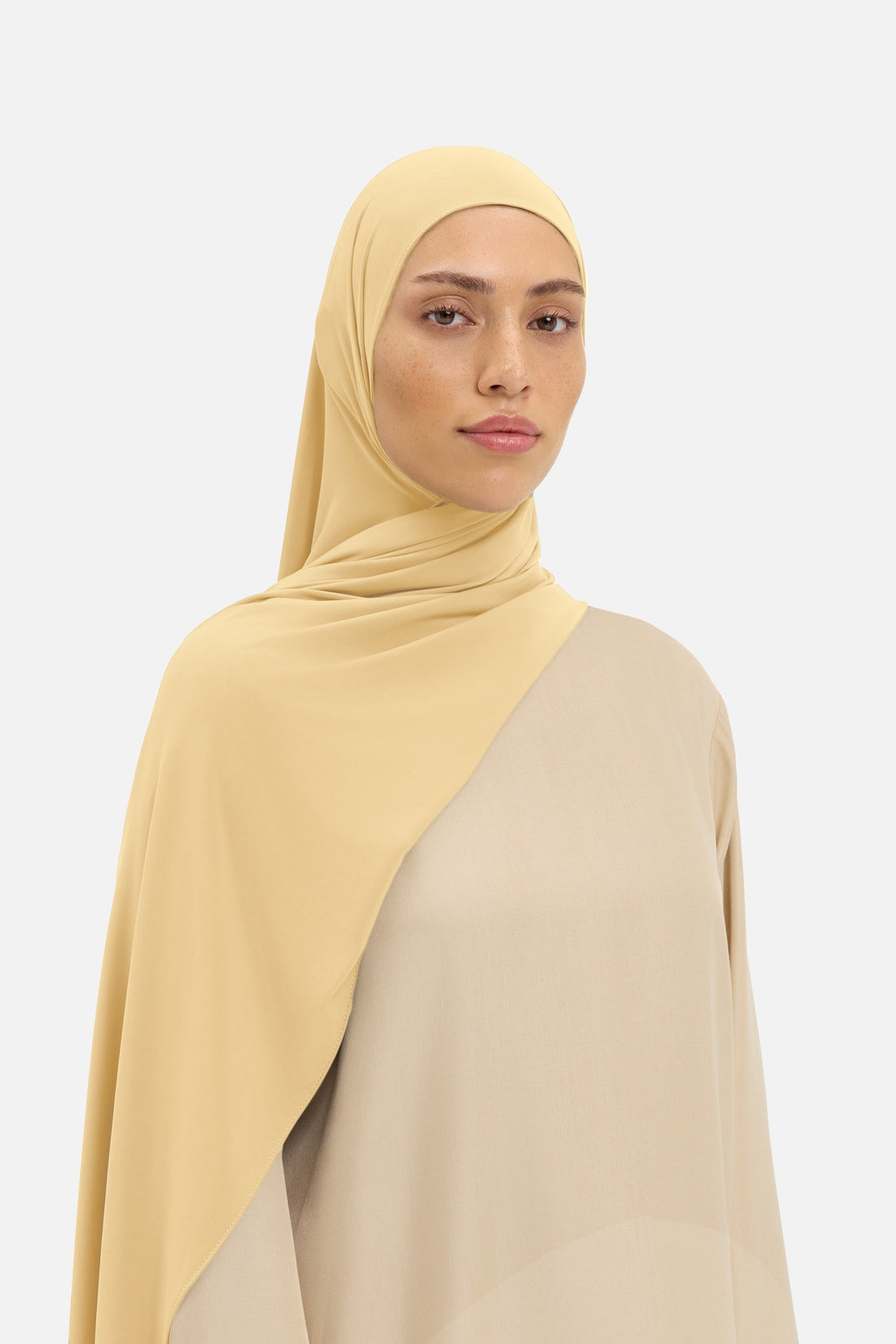 Liquid Jersey Sjaal | Sunset Yellow