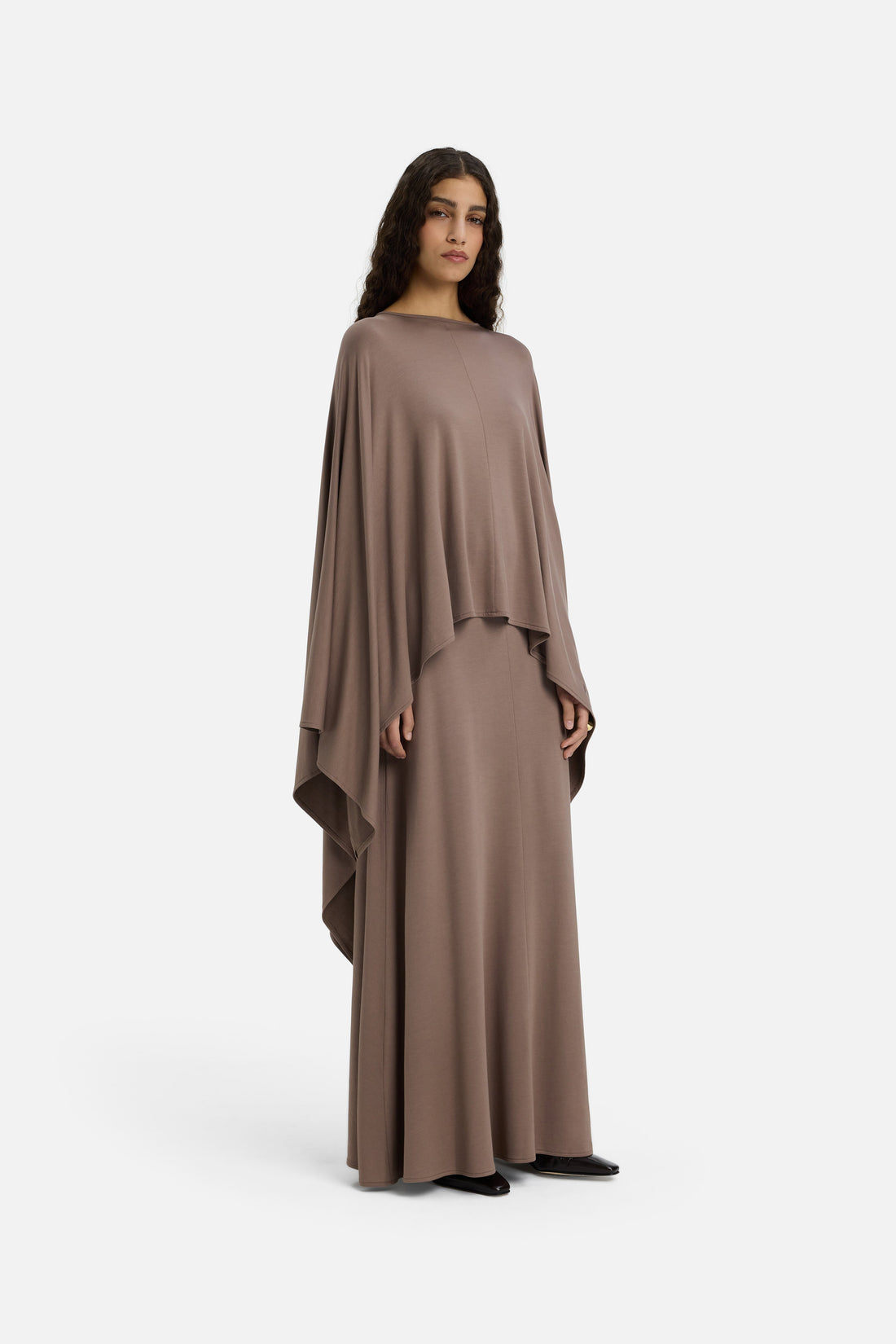 Vloeibare Cape | Taupe Roze