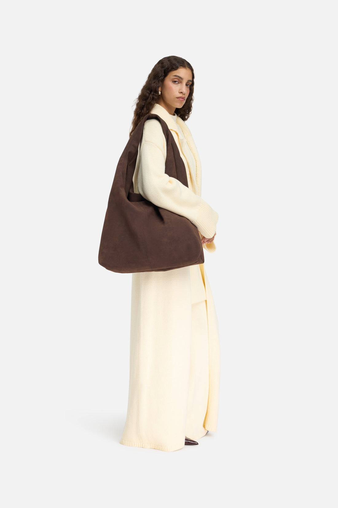 Maxi Ovale Tas | Chocolade