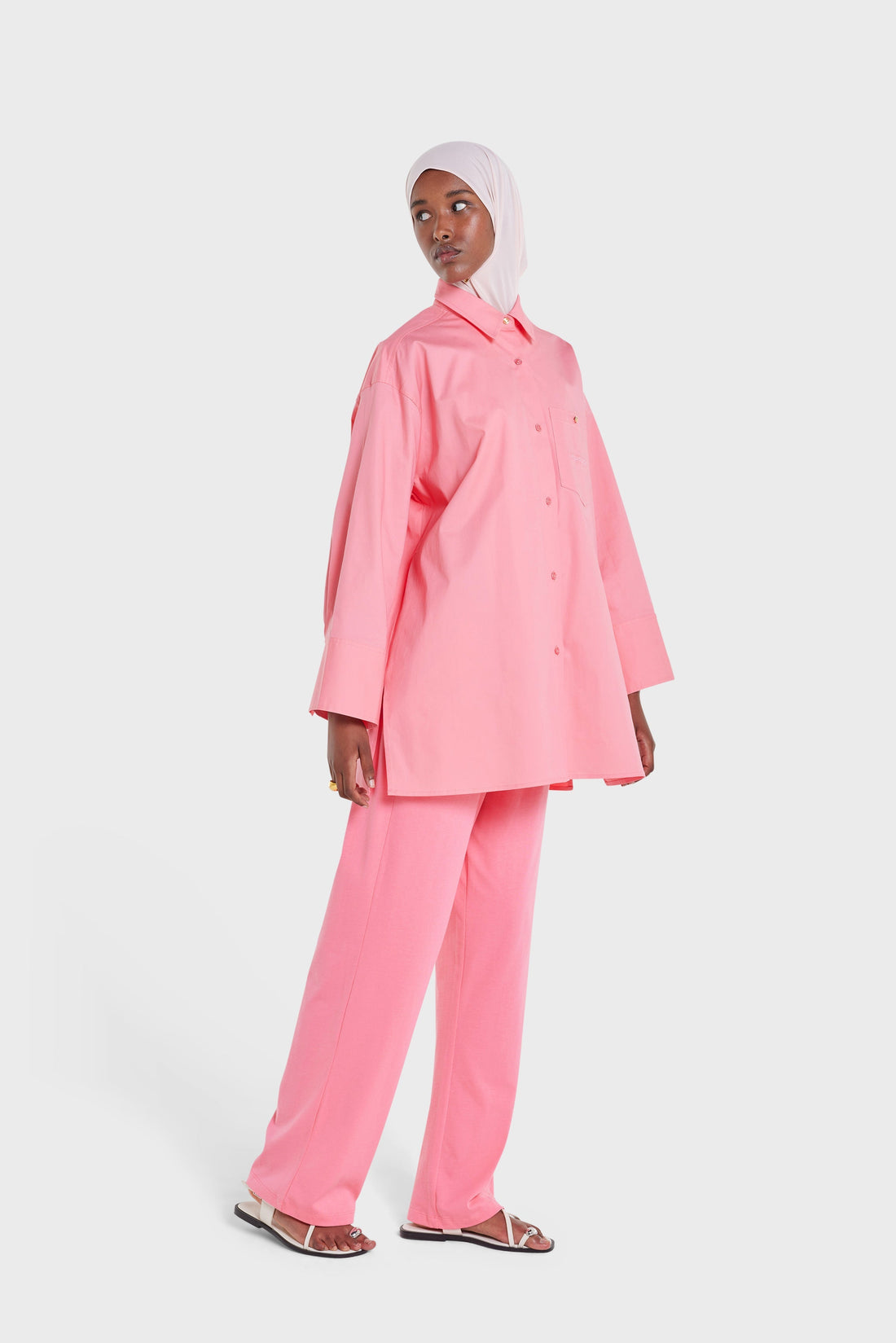 Katoenen broek | Roze