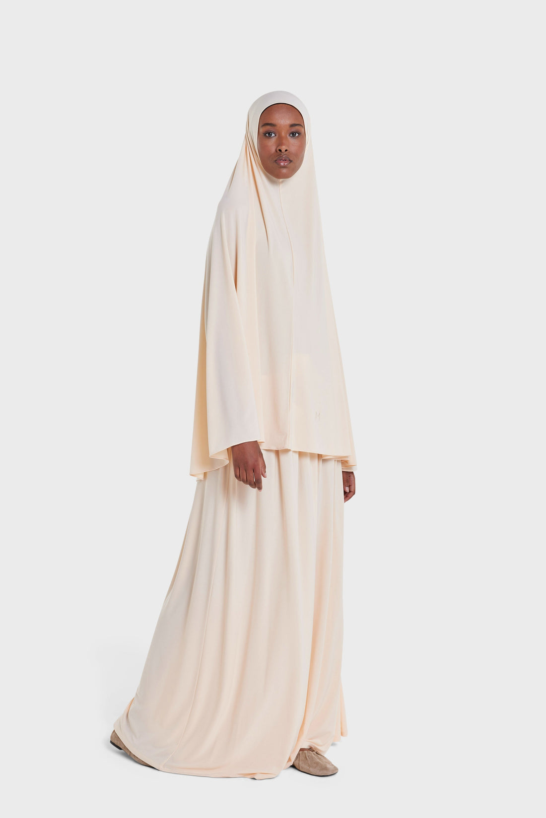 Premium Jersey Khimar | Butter Cream