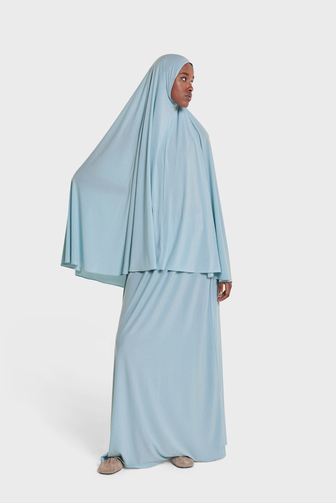 Premium Jersey Gebedsrok | Misty Blue