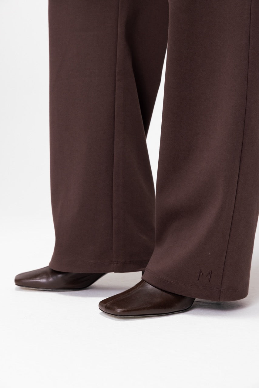 De Casual Broek | Donkerbruin