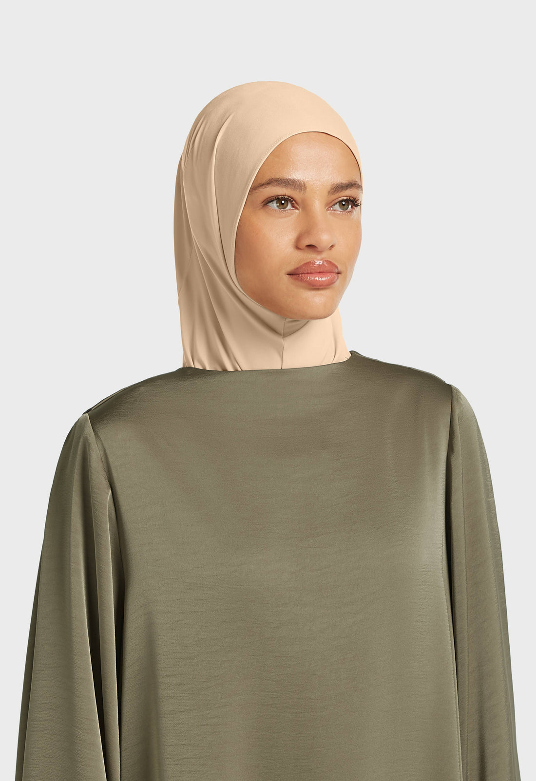 Premium Jersey hoofddoek | Latte